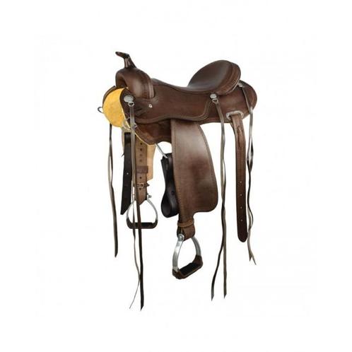 Pool's trail westernzadel 8020 17" nieuwstaat, Dieren en Toebehoren, Paarden en Pony's | Zadels, Zo goed als nieuw, Ophalen
