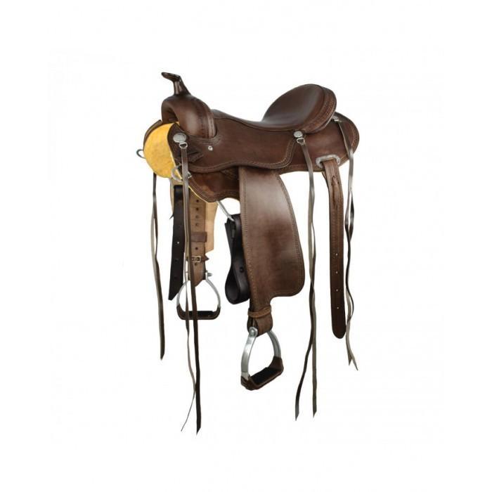 Pool's trail westernzadel 8020 17" nieuwstaat, Dieren en Toebehoren, Paarden en Pony's | Zadels, Zo goed als nieuw, Ophalen