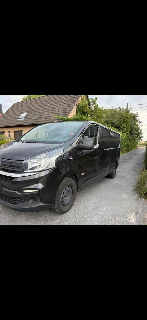 Fiat Talento Van 1.6 EURO6, Auto's, Bestelwagens en Lichte vracht, Fiat, Diesel, Euro 6, Handgeschakeld, Zwart, Zwart, Ophalen