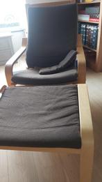 Relax poang zetel met voetsteun, Minder dan 150 cm, Rechte bank, Gebruikt, Eenpersoons