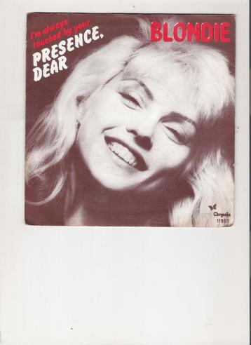 Blondie - Presence Dear - Poets Problem - Detroit 442, Enlèvement ou Envoi, Single, Comme neuf, 7 pouces