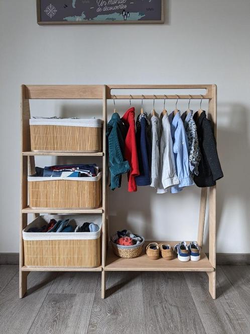 Garde-robe Montessori, Kinderen en Baby's, Kinderkamer | Commodes en Kasten, Nieuw, Commode, 105 cm of meer, 75 tot 100 cm, Minder dan 50 cm