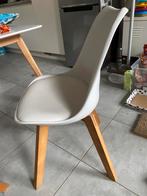 4 eettafel stoelen wit Scandinavisch stijl, Huis en Inrichting, Stoelen, Ophalen, Kunststof, Gebruikt, Wit