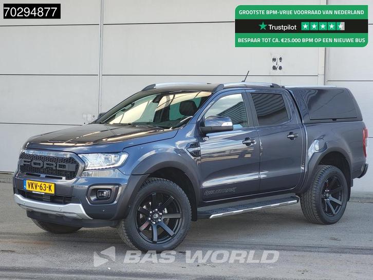 Ford Ranger 210PK Automaat Pickup Trekhaak LED Xenon ACC Nav, Auto's, Ford, Bedrijf, Te koop, Ranger, 4x4, Achteruitrijcamera