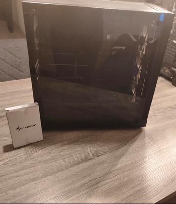 Sharkoon tg5 case 4 groene rgb fans beschikbaar voor biedingen