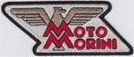 Moto Morini stoffen opstrijk patch embleem #3, Motos, Neuf