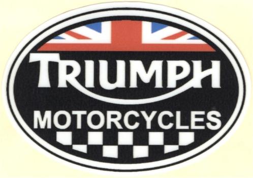 Triumph Motorcycles sticker #16, Motoren, Accessoires | Stickers, Verzenden