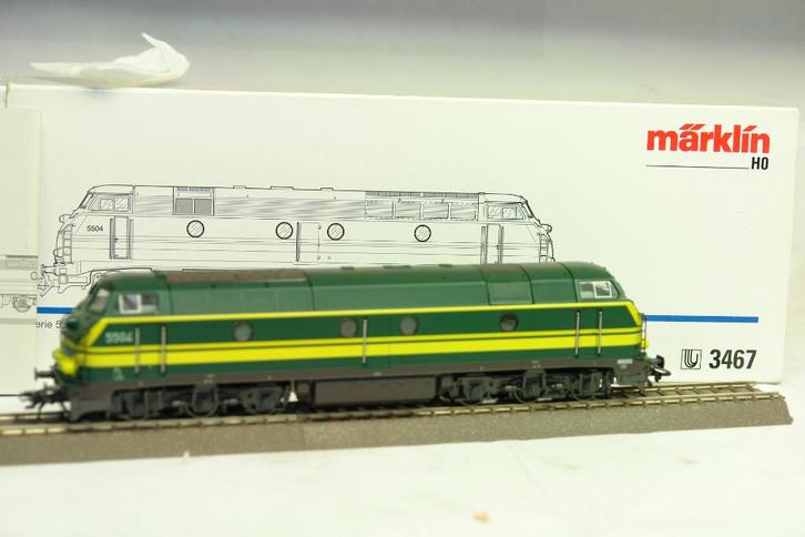 MARKLIN 3467 SNCB NMBS 5504 LATOUR DIGITAL DELTA, Hobby en Vrije tijd, Modeltreinen | H0, Zo goed als nieuw, Locomotief, Wisselstroom