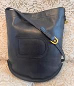 DELVAUX tas model PIN marineblauw leer, Handtassen en Accessoires, Ophalen of Verzenden, Zo goed als nieuw, Blauw, Leer