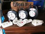 lot 3 stekkerdozen lange kabel 3m + 3 rol verlengkabels 5m, Doe-het-zelf en Bouw, Elektriciteit en Kabels, Ophalen of Verzenden
