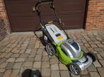 Grasmaaier zelftrekker elektrisch, Tuin en Terras, Grasmaaiers, Cirkelmaaier, Ophalen, Zo goed als nieuw, Opvangzak