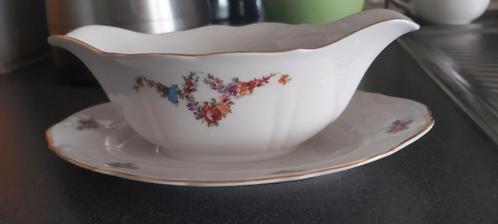 porseleine 12- delig eet en koffieservies, Antiek en Kunst, Antiek | Servies los, Ophalen