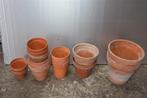 Teracota bloempotten Gratis, Enlèvement, Comme neuf, Terracotta, Balcon