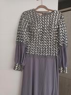 Feestjurk, Kleding | Dames, Ophalen, Zo goed als nieuw, Maat 38/40 (M), Grijs
