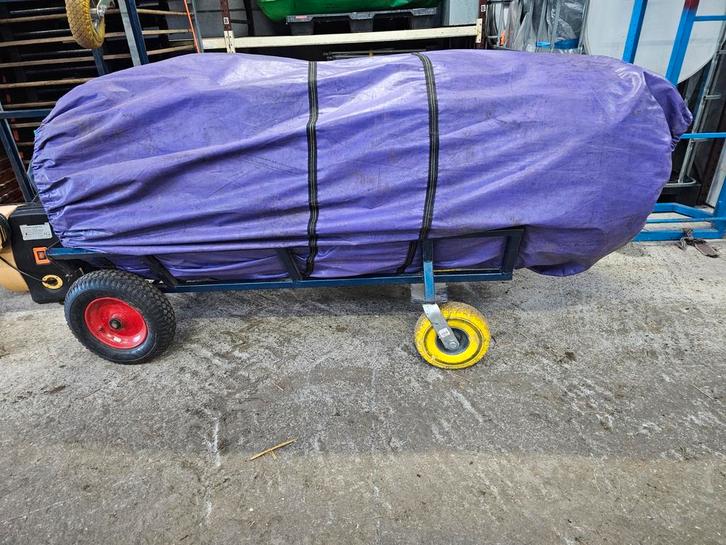 Transportkarren springkasteel te koop, Hobby en Vrije tijd, Feestartikelen, Ophalen