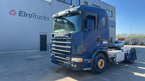 Scania 124-420 (MANUAL GEARBOX / BOITE MANUELLE) EL23671, Auto's, Vrachtwagens, Bedrijf, Te koop, ABS, Airconditioning, Elektrische ramen