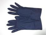 Gants fins bleu marine vintage - Taille 6 - 6.5, Kleding | Dames, Handschoenen, Gedragen, Ophalen of Verzenden