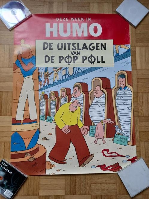 Kamagurka Bert en Bobje Humo Kuifje parodie poster affiche, Livres, BD, Comme neuf, Enlèvement ou Envoi