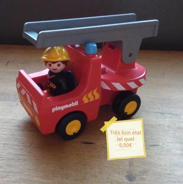 Playmobil 123 camion de pompier (1) disponible aux enchères