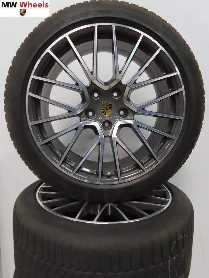 Originele Porsche Cayenne Coupe 21 inch velgen winterbanden, Auto-onderdelen, Banden en Velgen, Banden en Velgen, Winterbanden
