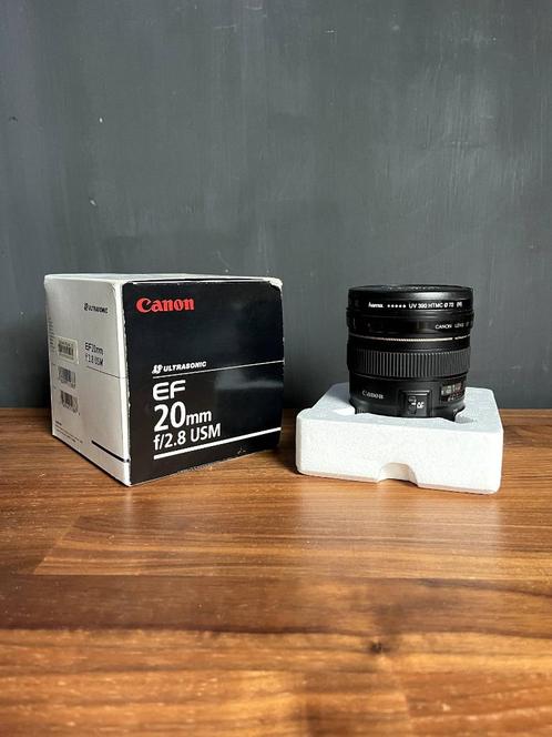Canon EF 20mm f/2.8 USM, Audio, Tv en Foto, Foto | Lenzen en Objectieven, Zo goed als nieuw, Groothoeklens, Ophalen of Verzenden