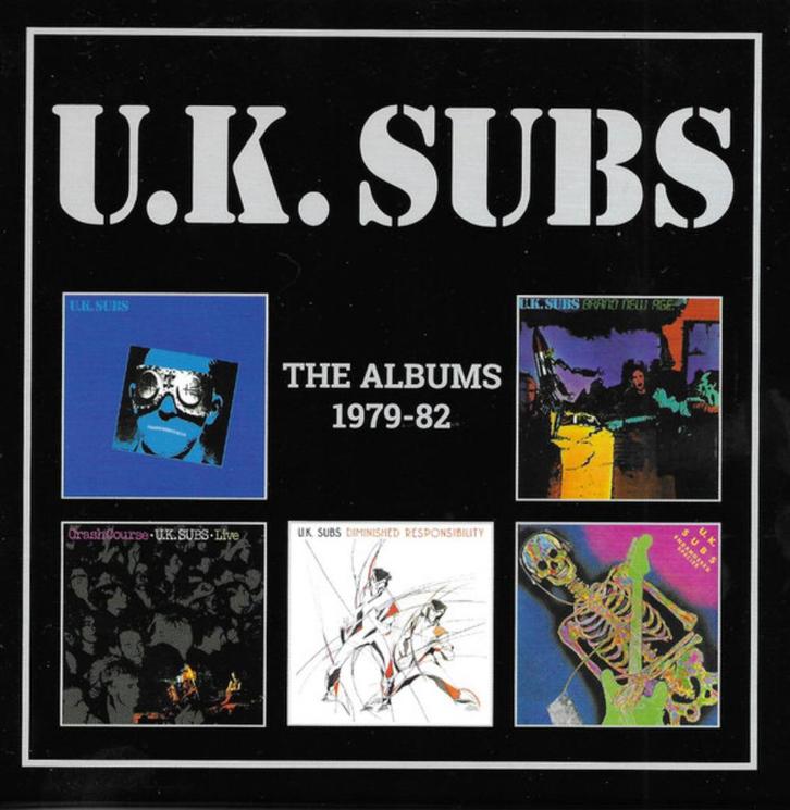 CD NEW: U.K. SUBS - The Albums 1979-82 (2024 5-CD boxset), Cd's en Dvd's, Cd's | Rock, Nieuw in verpakking, Alternative, Ophalen of Verzenden