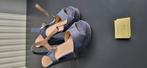 Hak schoenen met riempje maat 36, Ophalen of Verzenden, Blauw