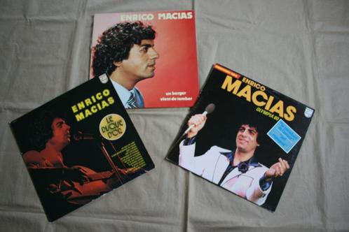 3 disques vinyl LP33 tours - ENRICO MACIAS, CD & DVD, Vinyles | Pop, Utilisé, 1980 à 2000, 12 pouces, Enlèvement ou Envoi