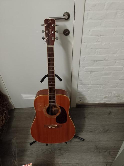 Sea Han akoestische gitaar, Muziek en Instrumenten, Snaarinstrumenten | Gitaren | Akoestisch, Zo goed als nieuw, Western- of Steelstringgitaar