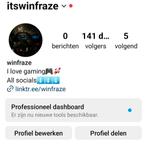 Instagram account met 141k volgers., Consoles de jeu & Jeux vidéo, Consoles de jeu | Autre, Enlèvement ou Envoi