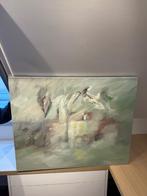 Origineel schilderij „Landschap” — Herman Hertogs — Olieverf, Ophalen of Verzenden