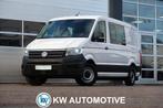 Volkswagen Crafter 35 2.0 TDI L3H2 DC, Autos, Camionnettes & Utilitaires, Carnet d'entretien, 130 kW, Automatique, Tissu