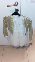 communiekleedje + vest  kleedje 128/140, Kinderen en Baby's, Kinderkleding | Overige, Ophalen of Verzenden, Zo goed als nieuw