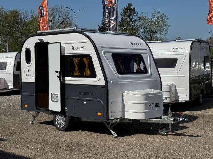 ✅CARAVAN ARES 310 • GRIJS • NIEUW • 4PERSOONS • 710KG • ALKO, Caravans en Kamperen, Caravans, Bedrijf, tot en met 4, 500 - 750 kg