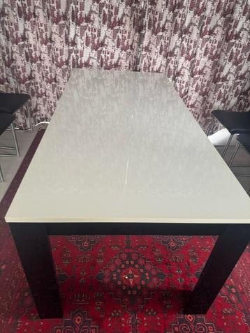 Moderne eettafel, Huis en Inrichting, Tafels | Eettafels, Ophalen, Zo goed als nieuw