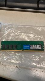 Crucial 8GB DDR4 geheugen, Informatique & Logiciels, Mémoire RAM, Enlèvement ou Envoi, Utilisé, DDR4, 8 GB