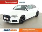 Audi A3 2.0 TFSI quattro Sport (bj 2017, automaat), Auto's, Automaat, Stof, Gebruikt, Zwart