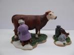Luville  Item   milking cow  set of 2, Diversen, Kerst, Ophalen of Verzenden, Zo goed als nieuw