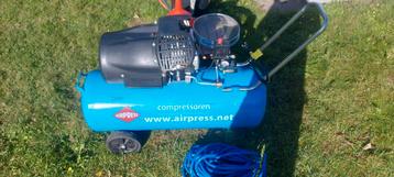 Airpress compressor 100 l met 15m slang beschikbaar voor biedingen