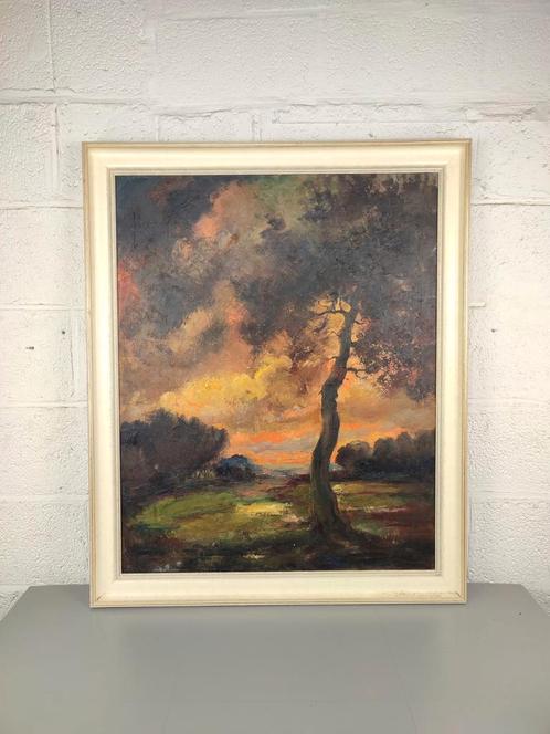 Albert Steel (1917-1984) - landschap schilderij, Antiek en Kunst, Kunst | Schilderijen | Klassiek, Ophalen