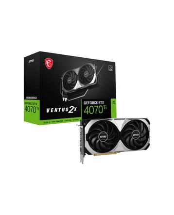 MSI VENTUS GeForce RTX 4070 TI 2X 12G NVIDIA 12 Go GDDR6X beschikbaar voor biedingen