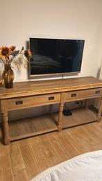 Table d'appoint en chêne, Maison & Meubles, Tables | Dessertes, 25 à 50 cm, 150 à 200 cm, Rustiek, Comme neuf