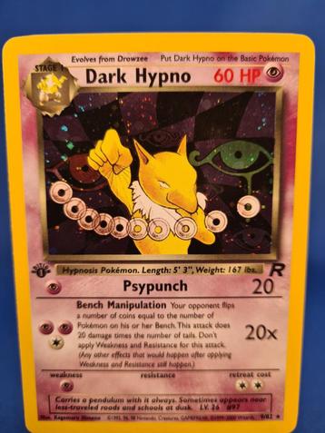 Dark Hypno 9/82 - Team Rocket (1st edition) beschikbaar voor biedingen