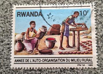 Postzegel Rwanda OBP 1352 beschikbaar voor biedingen