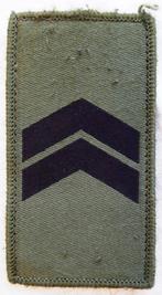 Rank Patch, Lance Corporal, Finnish Army, Finland, 2000s.(1), Ophalen of Verzenden, Landmacht, Overige typen
