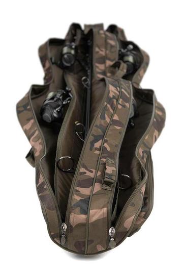Fox Camolite 12" stevige koffer met 4 hengels beschikbaar voor biedingen