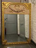 Magnifique miroir doré avec trumeau !, Antiquités & Art, Rectangulaire, 50 à 100 cm, Enlèvement, 100 à 150 cm