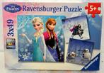 3 Puzzles Reine des neiges (Ravensburger), Gebruikt, Ophalen