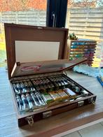 Talens Van Gogh olieverf set – houten kist, Ophalen of Verzenden, Zo goed als nieuw, Olieverf