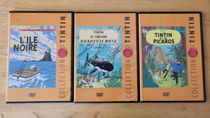Lot DVD Collection Tintin, CD & DVD, DVD | Films d'animation & Dessins animés, Utilisé, Européen, Tous les âges, Enlèvement